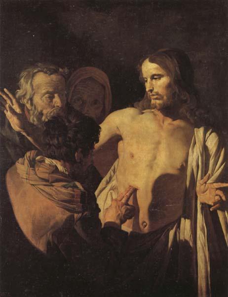 Matthias Stomer The Doubting Thomas oil painting picture